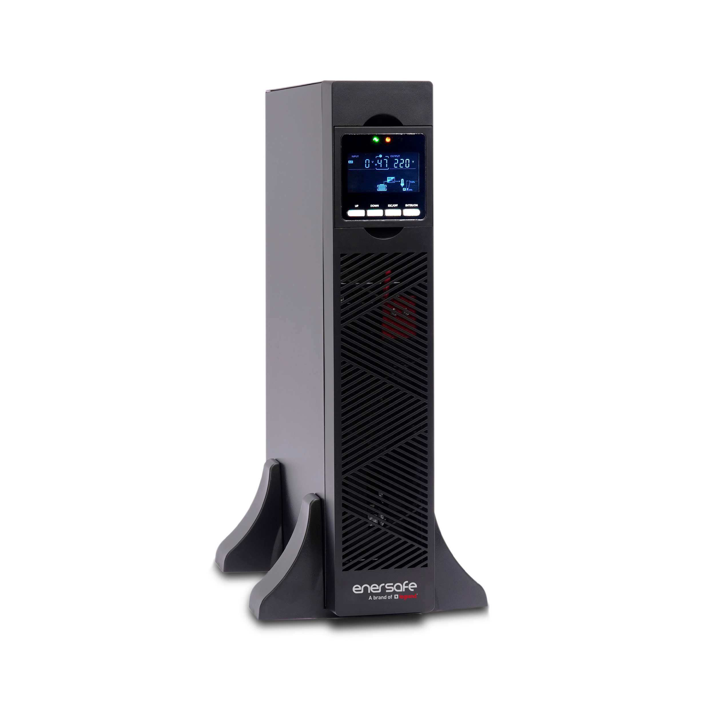 UPS online 1KVA Rack Torre Enersafe RTH 1000va 900w 36vdc