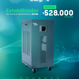 Estabilizador de Voltaje 220v 20kVA Monofásico Enersafe